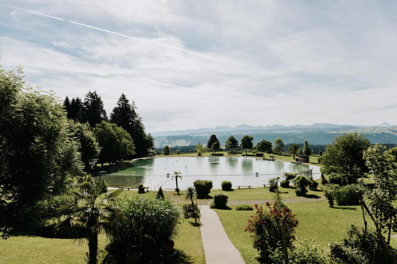 Ferienwohnung Alpenblick I Kamin I Private Sauna Wangen im Allgaeu Bagian luar foto